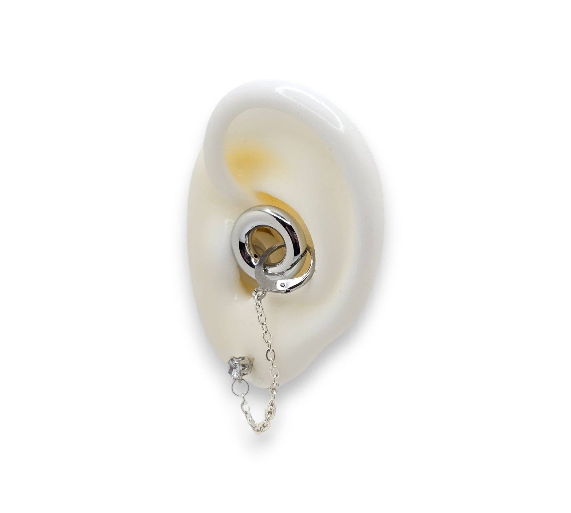 Mond- und Stern-Ohrstecker (Gold/Silber)