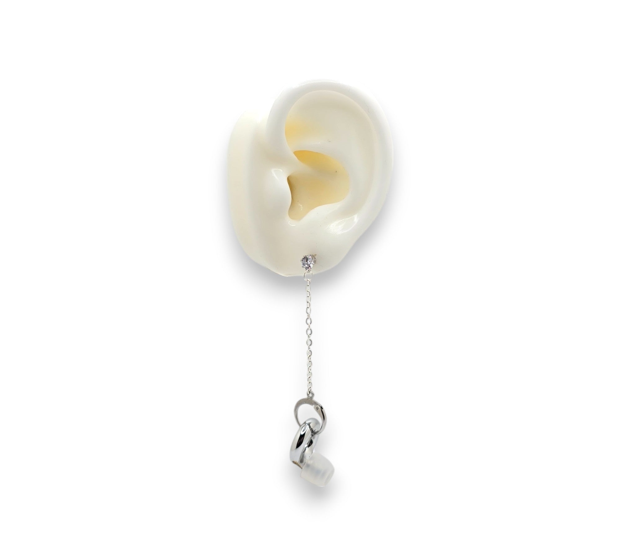 Mond- und Stern-Ohrstecker (Gold/Silber)