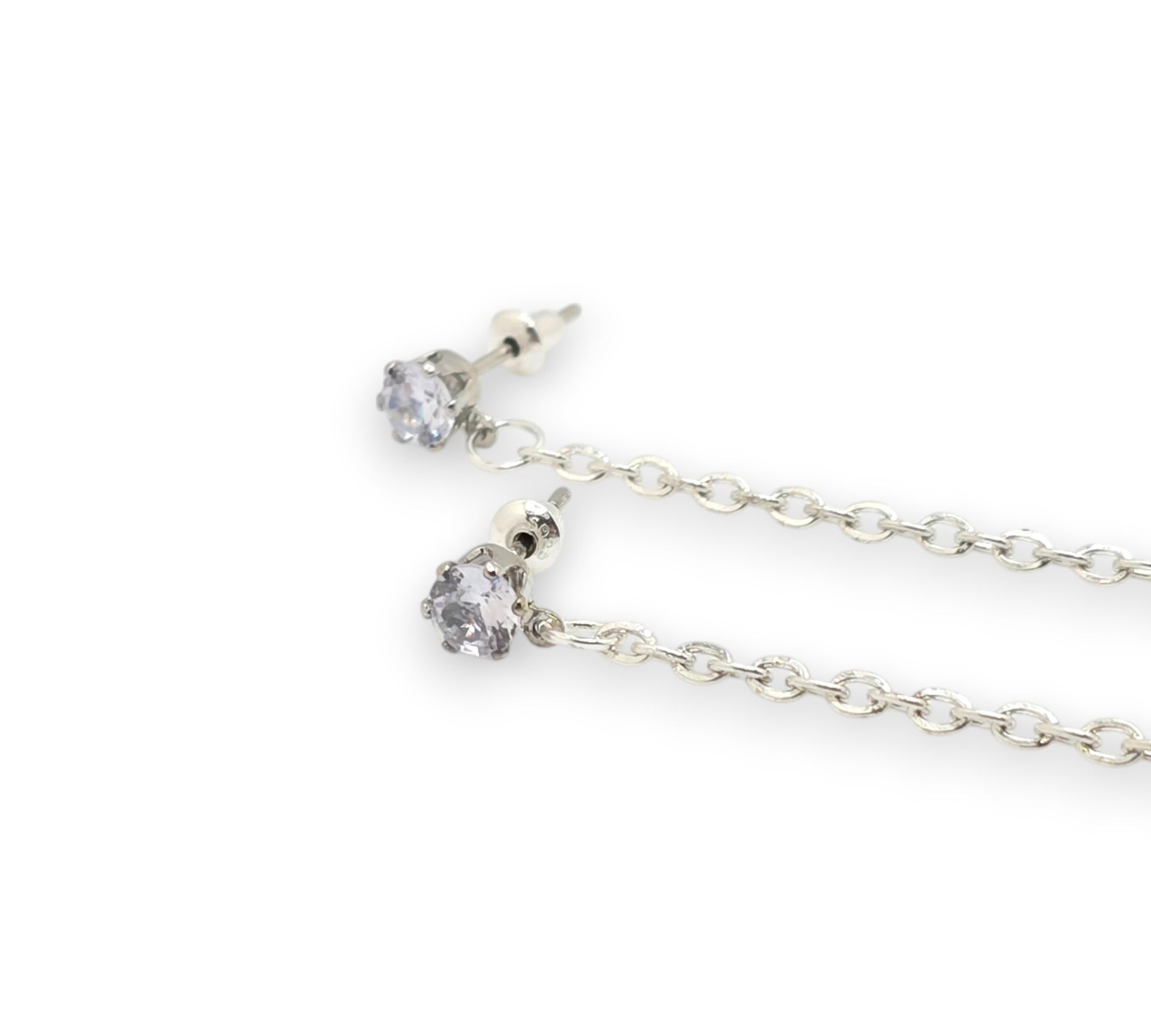 Mond- und Stern-Ohrstecker (Gold/Silber)